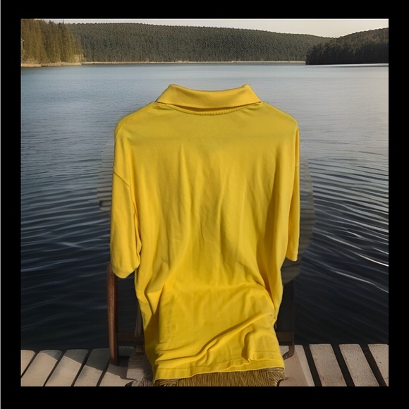 NWOT ST John’s Bay Men’s Polo Short Sleeve Yellow Size 2XLT - Picture 4 of 4